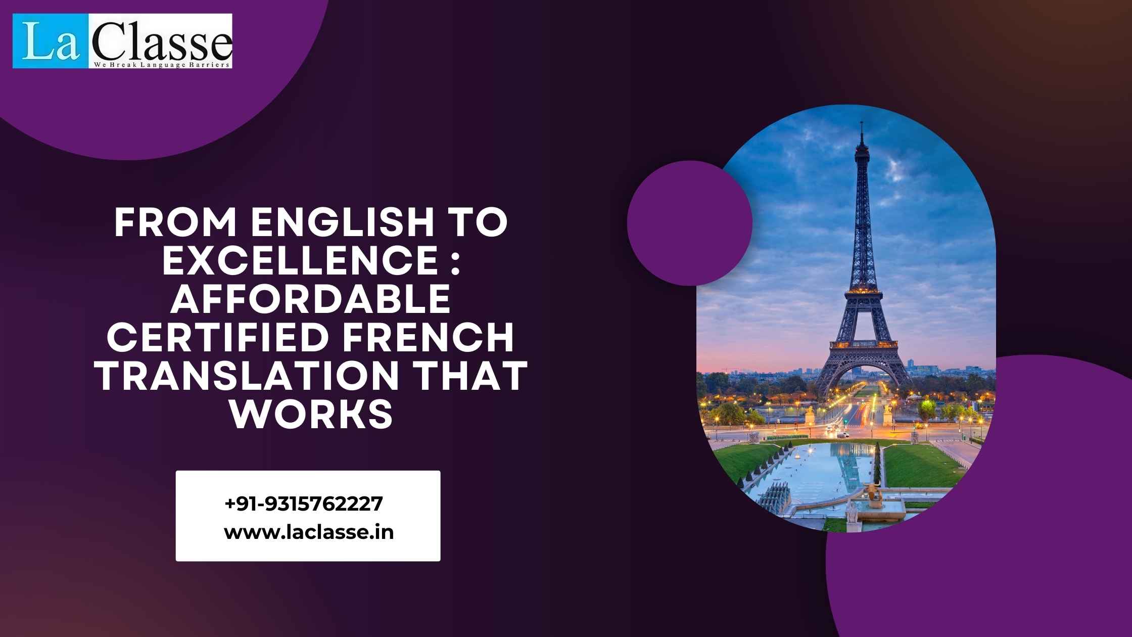 From English To Excellence : Affordable Certified French Translation That Works